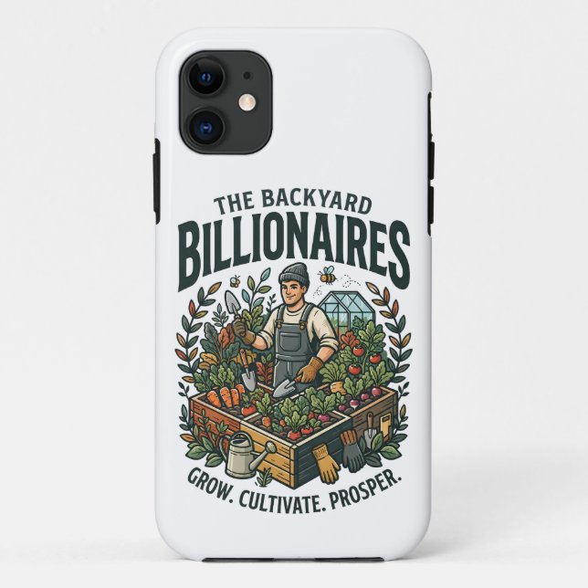 Funda De Case-Mate Para iPhone Multimillonarios del patio trasero (Reverso)
