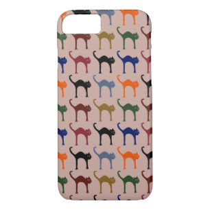 Funda Para iPhone 8/7 múltiples gatos ~ patrón animal
