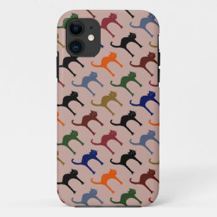 Funda Para iPhone 11 múltiples gatos ~ patrón animal