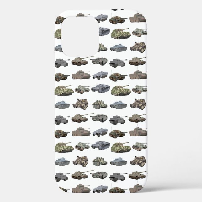 Funda De Case-Mate Para iPhone Múltiples tanques WW2 alemanes (Reverso )