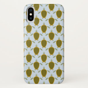 Funda Para iPhone X Multitud del modelo de las tortugas de mar