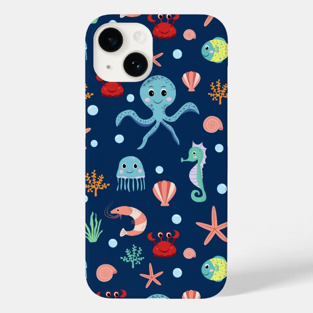Funda De Case-Mate Para iPhone Mundo del Mar (Reverso )