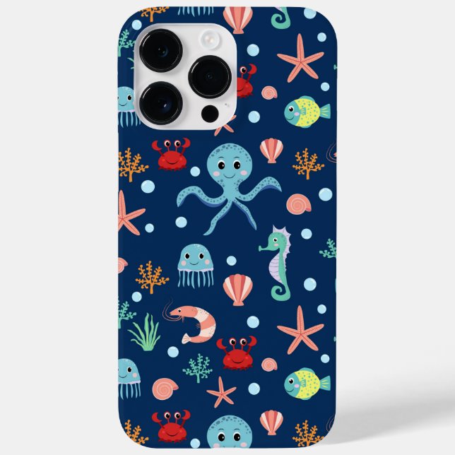 Funda De Case-Mate Para iPhone Mundo Marino (Reverso)