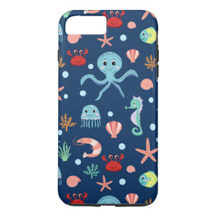 Funda Para iPhone 8 Plus/7 Plus Mundo Marino