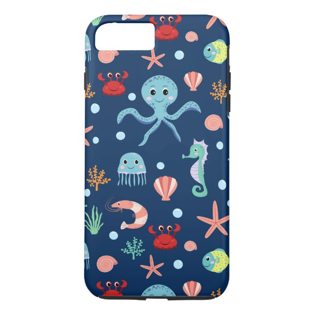 Funda De Case-Mate Para iPhone Mundo Marino (Reverso)