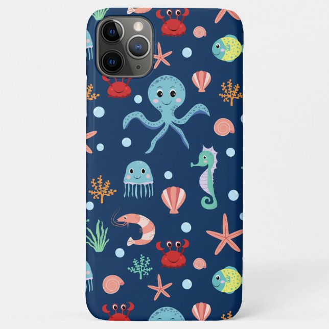 Funda De Case-Mate Para iPhone Mundo Marino (Reverso)