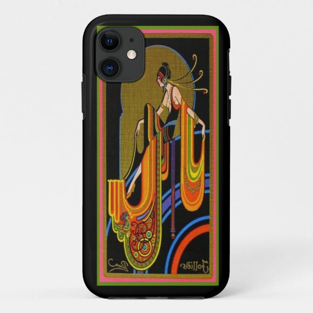 Funda De Case-Mate Para iPhone Muñeca de Deco (Reverso)