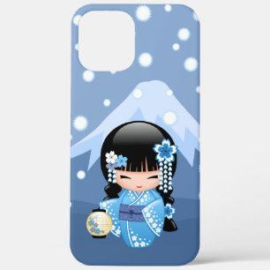title_seo2 Muñeca Kokeshi de invierno - Chica Geisha de la Mo