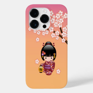 Funda Para iPhone 14 Pro De Case-Mate Muñeca Sakura Kokeshi - Chica de Geisha en la Enví