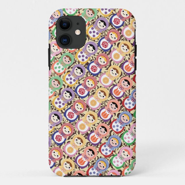 Funda De Case-Mate Para iPhone Muñecas de Matryoshka (Reverso)