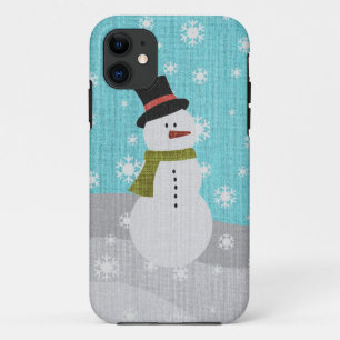 Funda Para iPhone 11 Muñeco de nieve