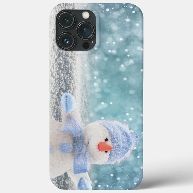 Funda De Case-Mate Para iPhone Muñeco de nieve (Reverso )