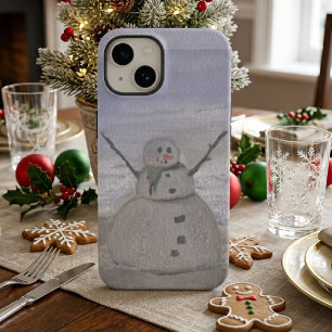 Funda Para iPhone 14 De Case-Mate Muñeco de Nieve Helado En La Playa