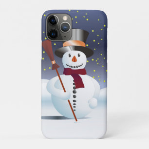 11 Pro Muñeco de nieve para funda de iPhone 7 de Navidad