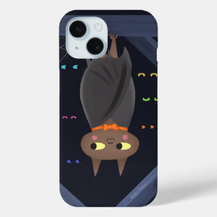 Funda Para iPhone 15 Murciélago vampiro lindo de Halloween