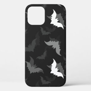 Funda Para iPhone 12 murciélagos negros de gótico de halloween