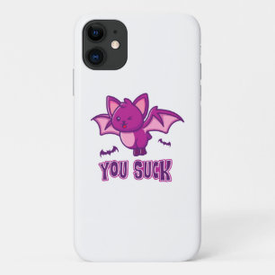 Funda Para iPhone 11 Murciélagos vampiros de Halloween lindos y diverti