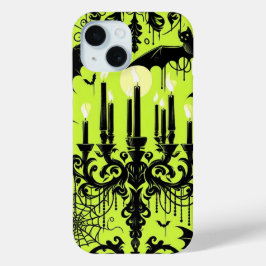 Funda Para iPhone 15 Murciélagos y Velas
