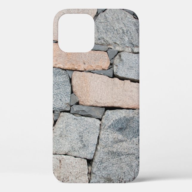 Funda De Case-Mate Para iPhone Muro antiguo de piedra de un antiguo castillo. abs (Reverso )