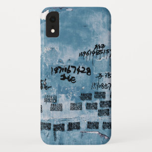 Funda Para iPhone XR Muro de Anuncio Rústico Exótico Muy Cool