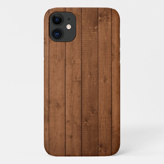Funda De Case-Mate Para iPhone Muro de granero, madera, tablas de madera, plancha (Reverso)