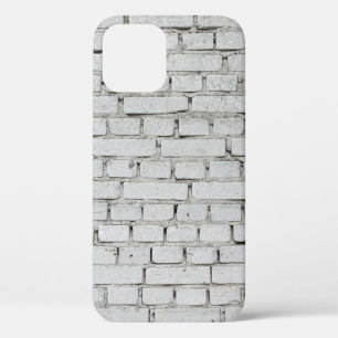 FUNDA PARA iPhone 12 MURO DE LADRILLO BLANCO