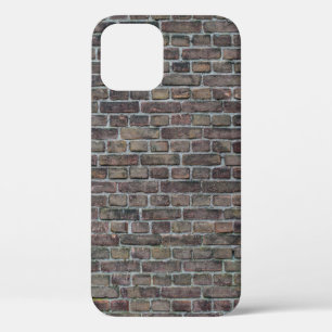 Funda Para iPhone 12 Muro de ladrillo viejo muro de ladrillo oscuro