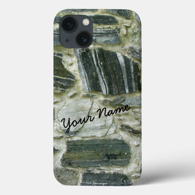 Funda De Case-Mate Para iPhone Muro de piedra antiguo (Reverso)