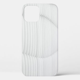 Funda Para iPhone 12 Muro de textura blanca