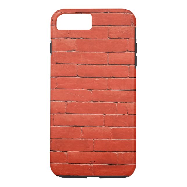 Funda De Case-Mate Para iPhone Muro Naranja rojo (Reverso)