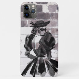 Funda Para iPhone 11 Pro Max "Musa de la calle - Moda en la pared"