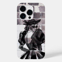 Funda Para iPhone 14 Pro De Case-Mate "Musa de la calle - Moda en la pared"