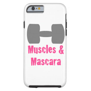 Funda Resistente Para iPhone 6 ¡Músculo y rimel - caja del teléfono!
