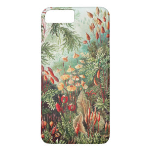 Funda Para iPhone 8 Plus/7 Plus Musgos, Muscinae Laubmoose por Ernst Haeckel