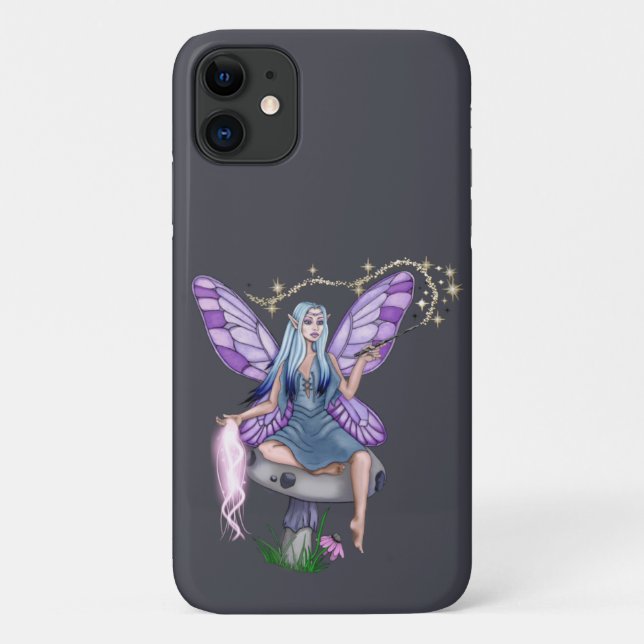 Funda De Case-Mate Para iPhone Mushroom Magic Fairy (Reverso)