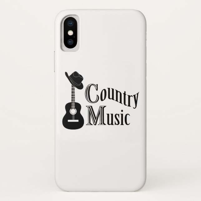 Funda De Case-Mate Para iPhone Música country (Reverso)