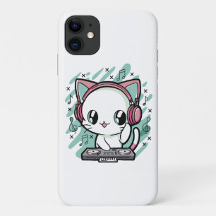 Funda Para iPhone 11 música de gato