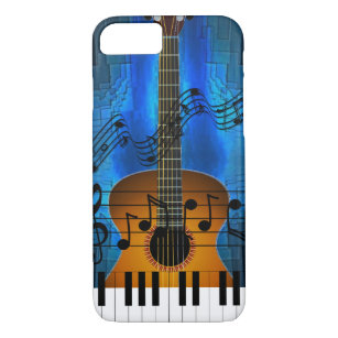Funda Para iPhone 8/7 Música de guitarra y teclado