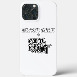 Funda Para iPhone 13 Pro Max Música de leche negra
