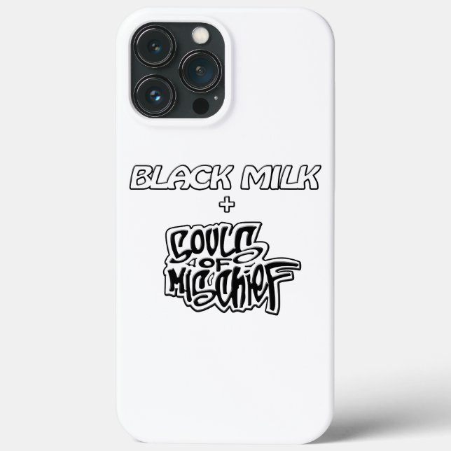 Funda De Case-Mate Para iPhone Música de leche negra (Reverso )