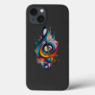 Funda Para iPhone 13 Música de nota