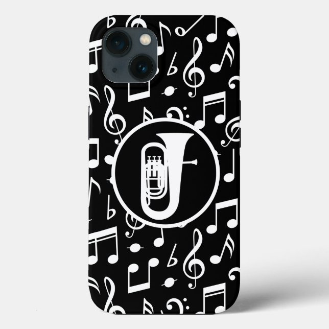 Funda De Case-Mate Para iPhone Música de Tuba (Reverso )