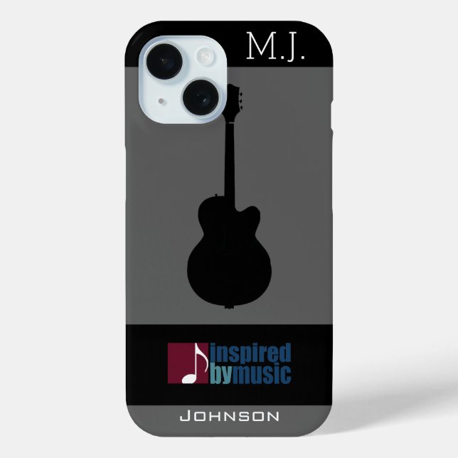 Funda De Case-Mate Para iPhone Música/guitarra (Reverso )