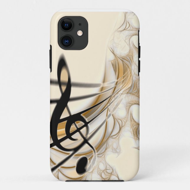 Funda De Case-Mate Para iPhone Música - trinquete (Reverso)