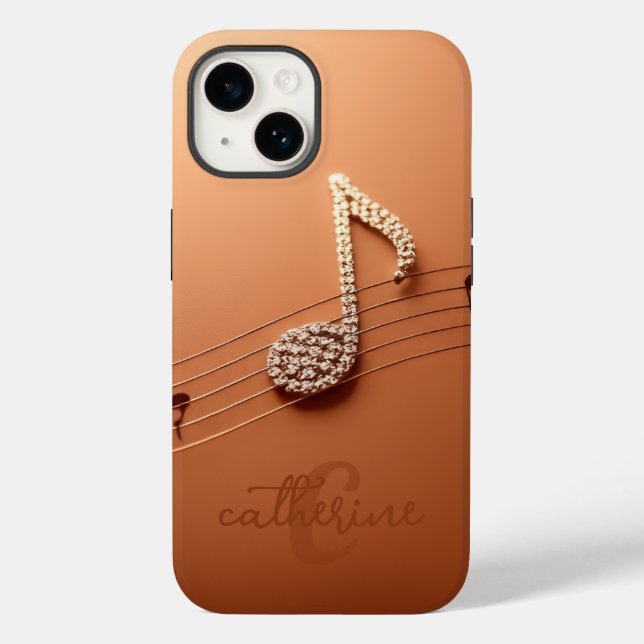 Funda De Case-Mate Para iPhone Musical (Reverso )