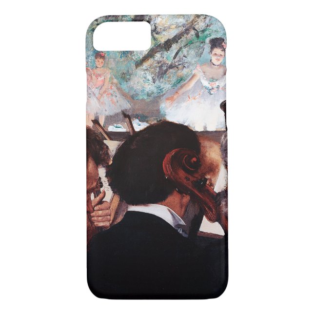 Funda De Case-Mate Para iPhone Músicos de orquesta, Edgar Degas (Reverso)