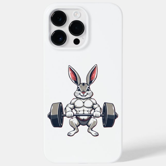 Funda De Case-Mate Para iPhone Muskelhase Gym Pumpernickel (Reverso)
