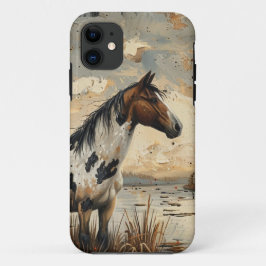 Funda Para iPhone 11 Mustang Wild Horse Western