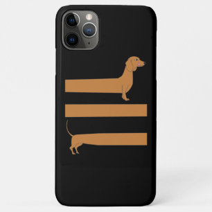 Funda Para iPhone 11 Pro Max Muy largo Dachshund divertido