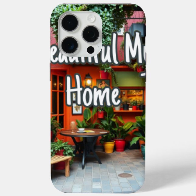 Funda De Case-Mate Para iPhone My Beautiful Home  (Reverso )